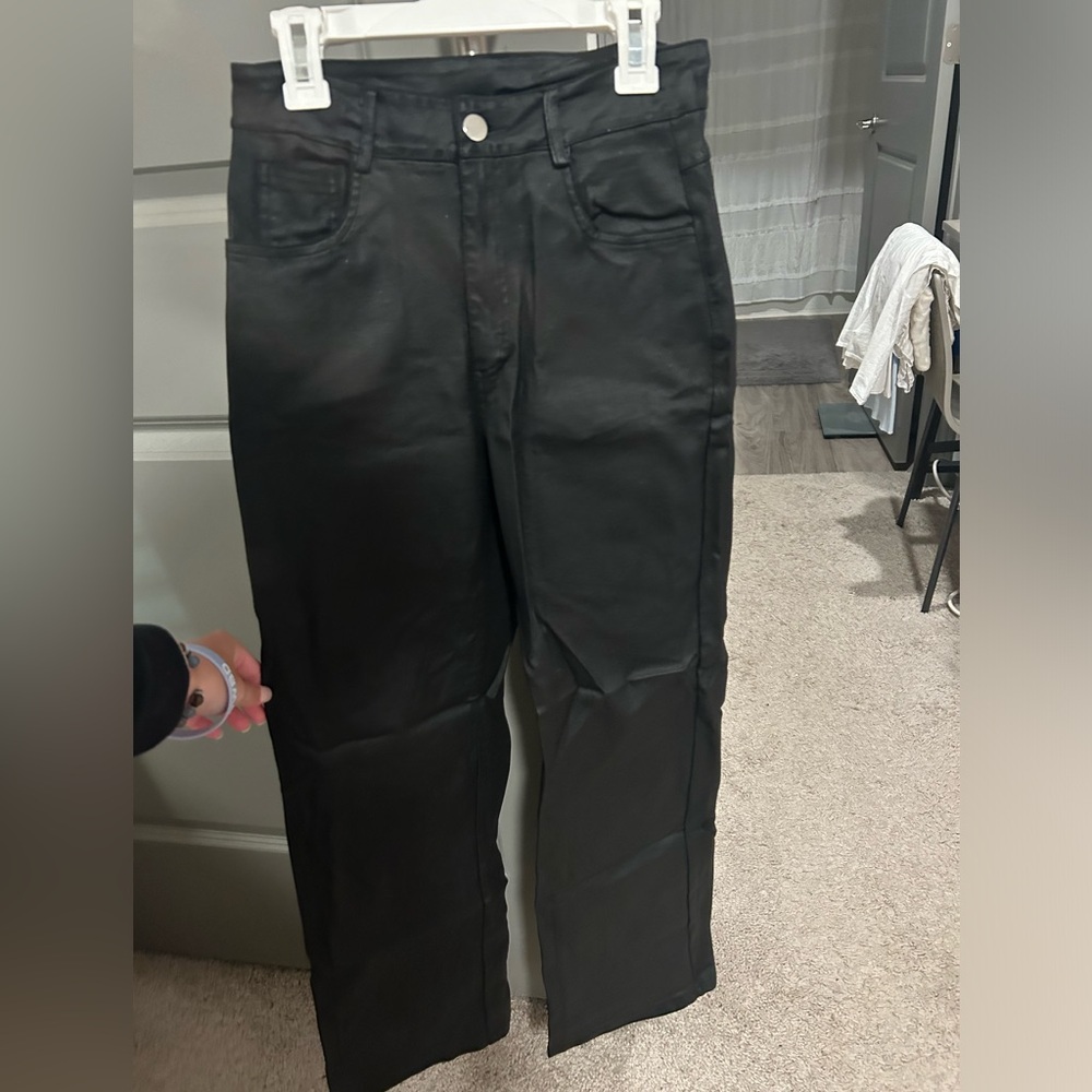 Black Leather Pants